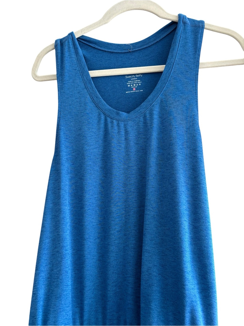 Sweaty Betty Womens Size M. Blue Sleeveless One-Piece Romper. - Picture 4 of 6